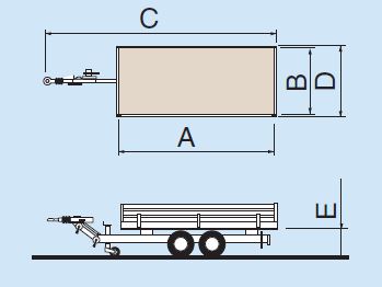 Plan remorque tribenne trelgo